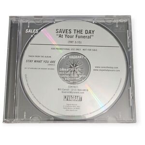 Saves The Day – At Your Funeral [2001‎ Promotional CD Single]